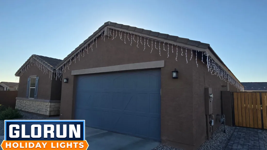 GloRun Holiday Lights installation in the Casa Grande area